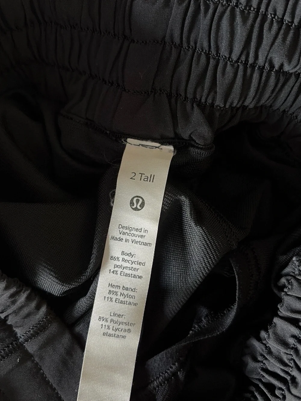 lululemon athletica Black High-Rise Athletic Shorts